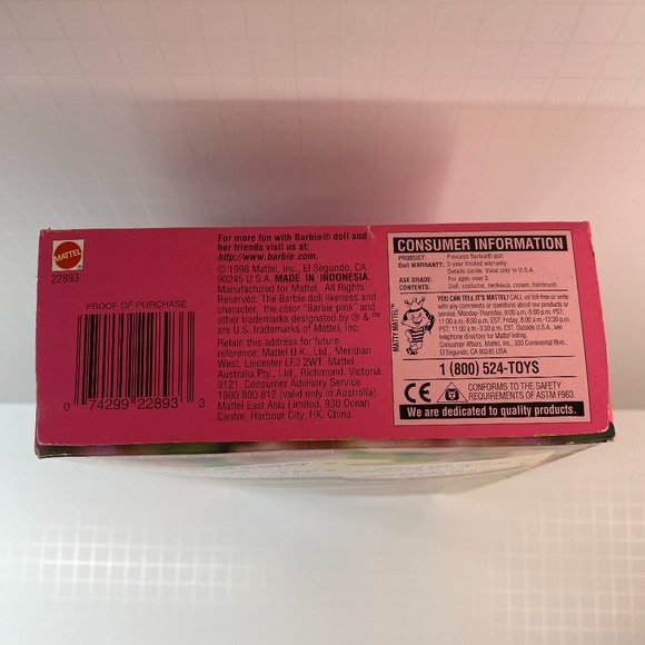 Princess Barbie 1998 - Picture 5 of 5